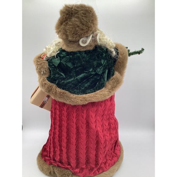 Old World Santa Claus Tree Topper 18.5” - Picture 3 of 6